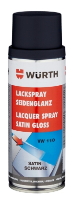 Mynd af Lakk satin svart  VW110,  400ml