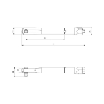 Mynd af Herslumælir/Lykill 1/4' 1-5Nm