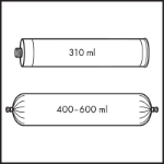 Mynd af M-CUBE® Rafhlöðukíttibyssa AKP 18-600