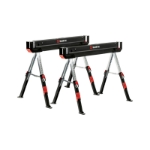 Mynd af Stillanlegir búkkar (62-82 cm) 2 stk. saman