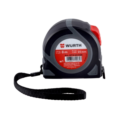 Mynd af Málband br.25mm 8m höggv. m.segulenda