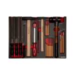 Mynd af Verkfærasett 8.4.1 - 24 stk - þjalir/hamrar/úrrek/meitlar