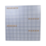 Mynd af Verkfæratafla 1m x 1m m.25 krókum grá