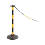 Mynd af Póstur fyrir keðju, gulur og svartur 930mm á hæð