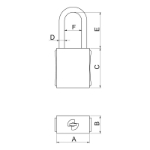 Mynd af Öryggis hengilás