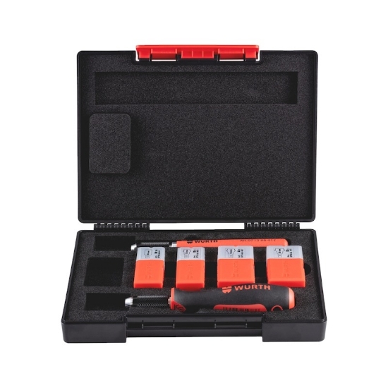 Mynd af Sköfusett með "væng" blöðum 38 stk.