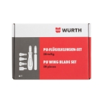 Mynd af Sköfusett með "væng" blöðum 38 stk.