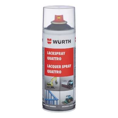 Mynd af Quattro lakk svart R9005 400ml