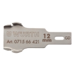 Mynd af Sköfublað með vængjum 12mm