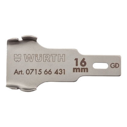 Mynd af Sköfublað með vængjum 16mm