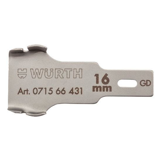 Mynd af Sköfublað með vængjum 16mm