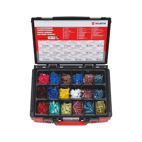 Mynd af Sett vatnsþéttir kapalskór ofl. 270stk. SYSKO 4.4.1