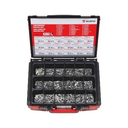 Mynd af Sett óein.kapalskór 18 gerðir 450stk SYSKO 4.4.1