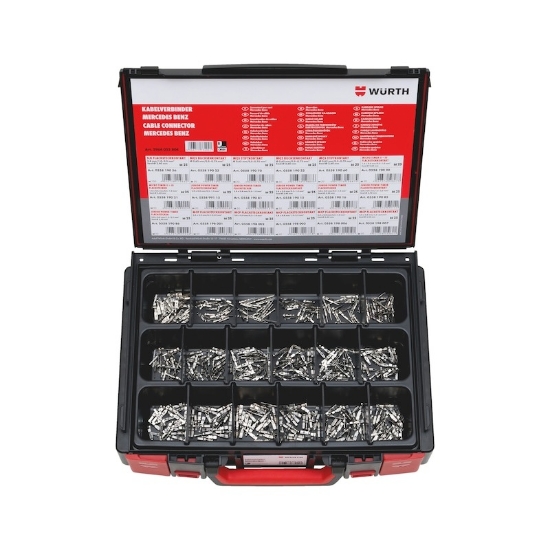 Mynd af Sett óein.kapalskór 18 gerðir 450stk SYSKO 4.4.1