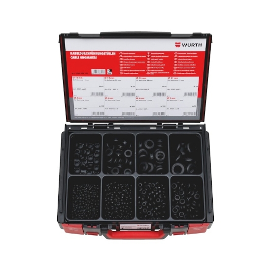 Mynd af Sett m.opnum gúmmítöpp. 555stk SYSKO 4.4.1