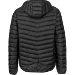 Mynd af Dúnjakki með hettu svartur