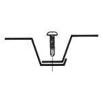 Mynd af Borskrúfa PIAS® panh. 4,8x19 AW25