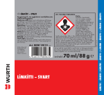 Mynd af Límkítti svart  70ml