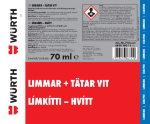 Mynd af Límkítti hvítt  70ml