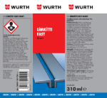Mynd af Límkítti FAST svart hraðþornandi 310ml