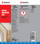 Mynd af Súperlím fyrir málm/gler 20g