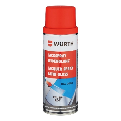 Mynd af Lakk eldrautt silkimatt  400ml