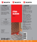 Mynd af Sýrusilíkon, glært  310ml