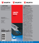 Mynd af Límkítti   POWER   svart 310ml