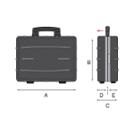 Mynd af Verkfærataska PP tóm 49x39x20cm