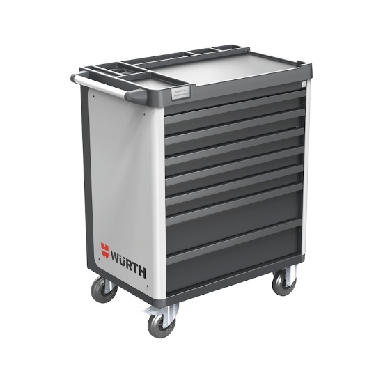 Mynd af Verkfæravagn 7 skúffu Basic 8.8 ljósgrár RAL7047