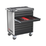 Mynd af Verkfæravagn 8 skúffu Basic 8.8 ljósgrár 