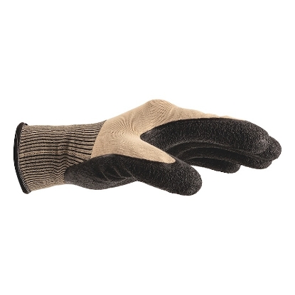 Mynd af Ecoline brúnir gúmmígripsvettlingar - Stykkjaverð (1 par)