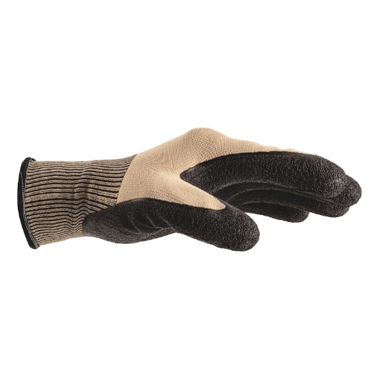 Mynd af Ecoline brúnir gúmmígripsvettlingar - Stykkjaverð (1 par)