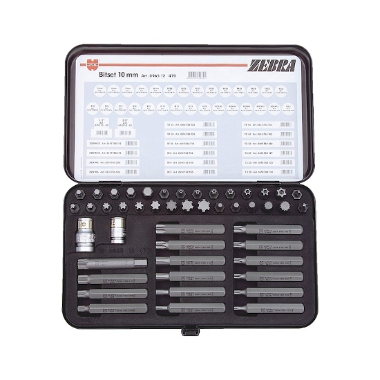 Mynd af Skrúfbitas. torx, sexk. ofl. 47 hlutir