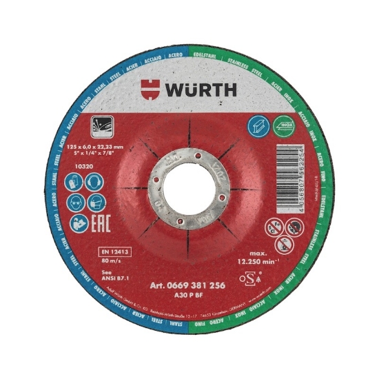 Mynd af Slípiskífur fyrir ryðfrítt