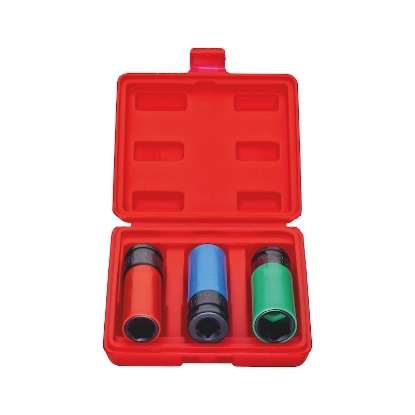 Mynd af ½' Felgutoppasett 17-19-21mm