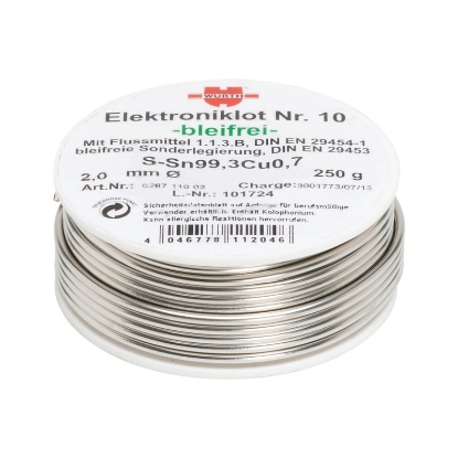 Mynd af Lóðtin 2,0mm  250gr.  nr.10 - Blýlaust