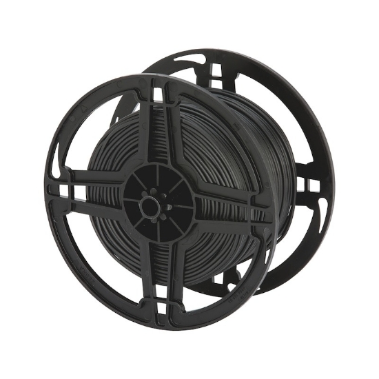 Mynd af Rafmagnsvír 1,5 svartur 100mtr