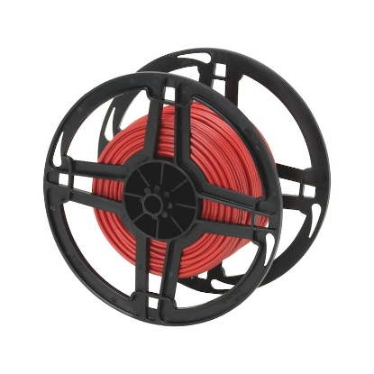 Mynd af Rafmagnsvír 2,5 rauður 50mtr