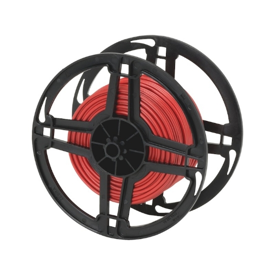 Mynd af Rafmagnsvír 2,5 rauður 50mtr