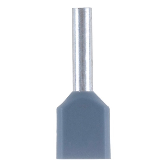 Mynd af Endahulsa fyrir 2 víra 0,75x8,0 grá