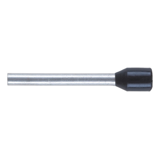 Mynd af Endahulsa einangruð 1,5x18mm svört