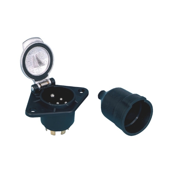 Mynd af Vagntengi 7 póla á bíl 24V innfellt