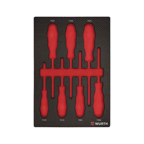 Mynd af Svampbakki 4.4.1 f. Torx skrúfjárn TX10-40