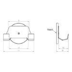 Mynd af Segulhaldari fyrir loftlykil / borvél