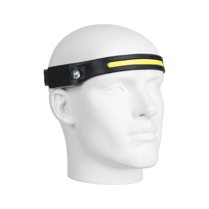 Mynd af LED hleðslu ennisljós 60 / 350 lm - með led borða