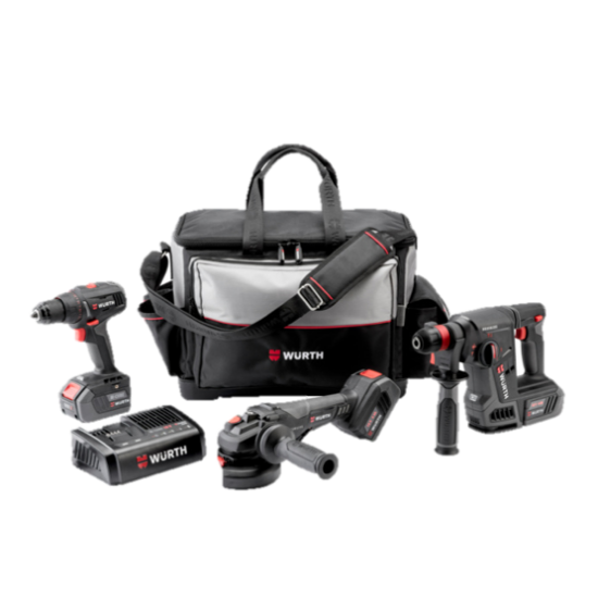 Mynd af M-CUBE® Rafhl.verkfærasett ABS/AWS/ABH 18V 3x4Ah