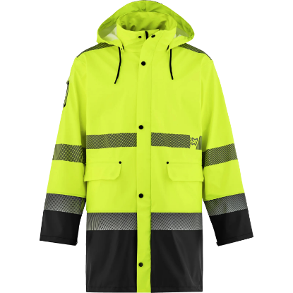 Mynd af Nordic hálfsíður sýnileikaregnjakki