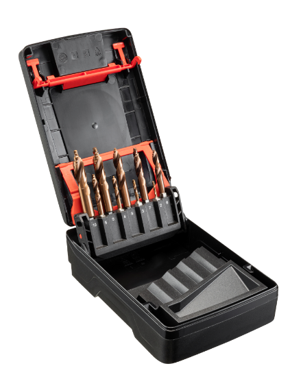 Mynd af Smart Step borasett með Nanovörn og 1/4" legg - 9stk. 2-10mm