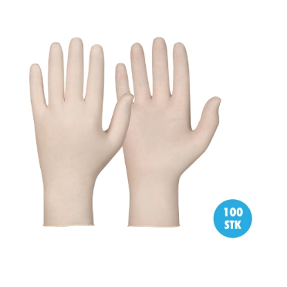 Mynd af Latex hanskar - L - 100 stk